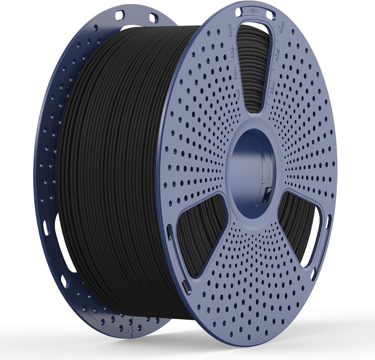 3D Printer Filament - PETG Materiaal - Grote Projecten - Hoge Slagvastheid - 1.75mm 3KG - Mat Zwart
