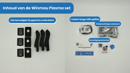 3D Dart Store - Autodarts Automatisch Scoring Systeem - Winmau Plasma Set - Darten van Winmau — afbeelding 5