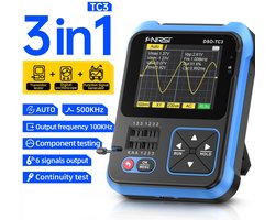 3-in-1 Multifunction Tester: Digitale Oscilloscope, Componententester & Signaalgenerator