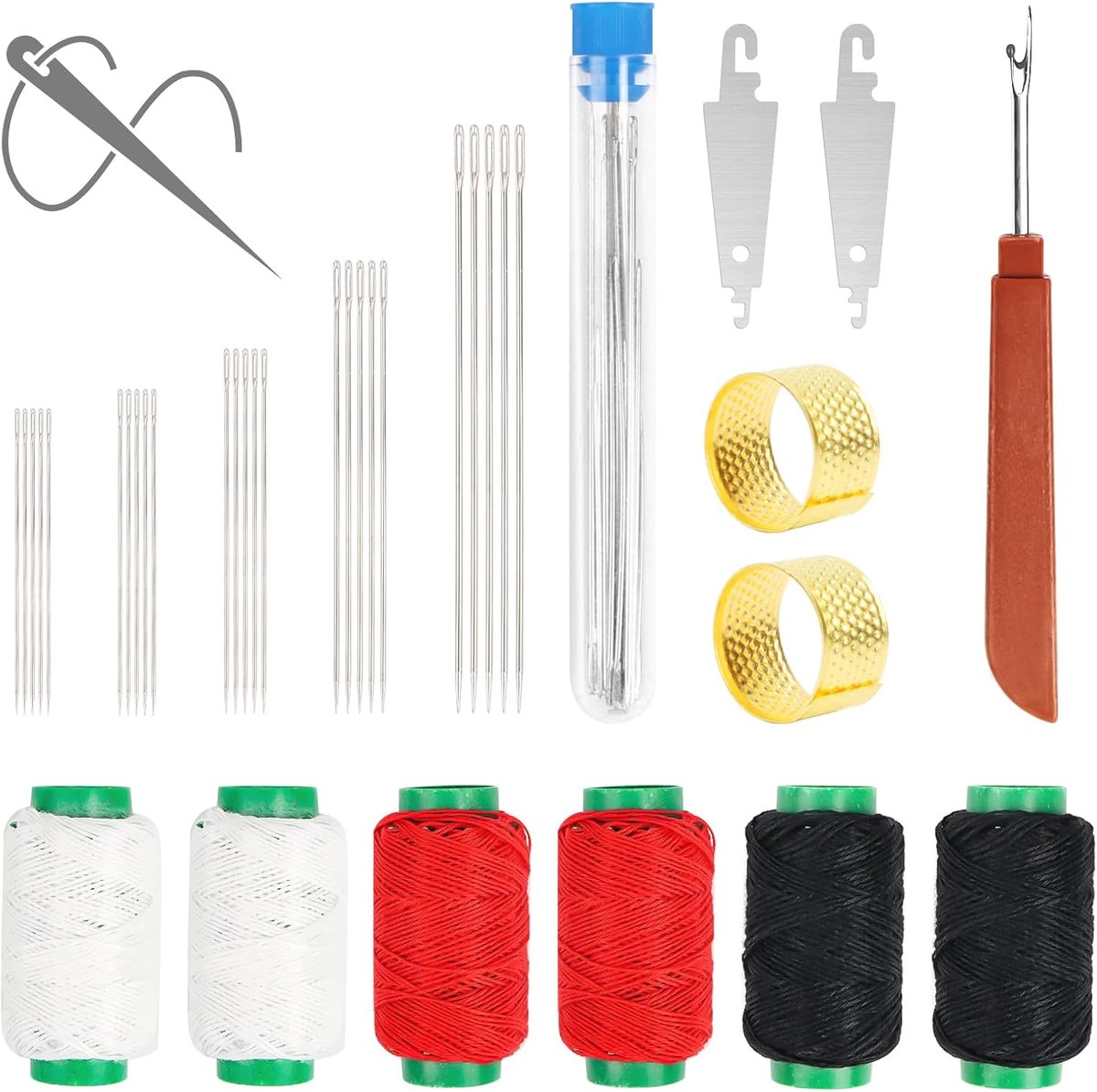 37-Delige Naaiset: Complete Naaigereedschapset Inclusief Naalden en Accessoires