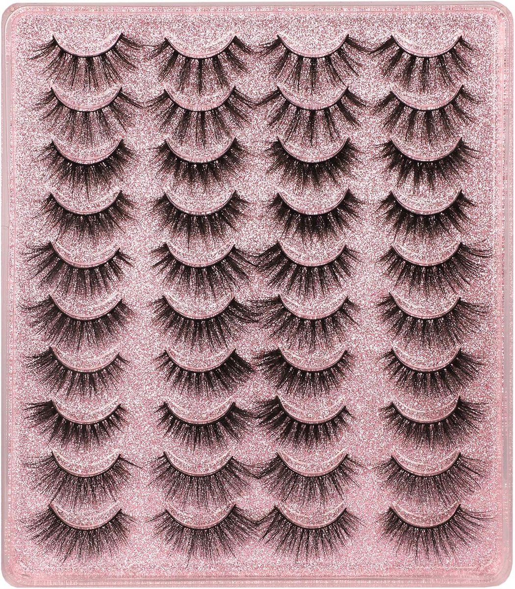3D Nep Wimper Extensies Set Natuurlijke Look - 20 Paar in 5 Gemengde Stijlen