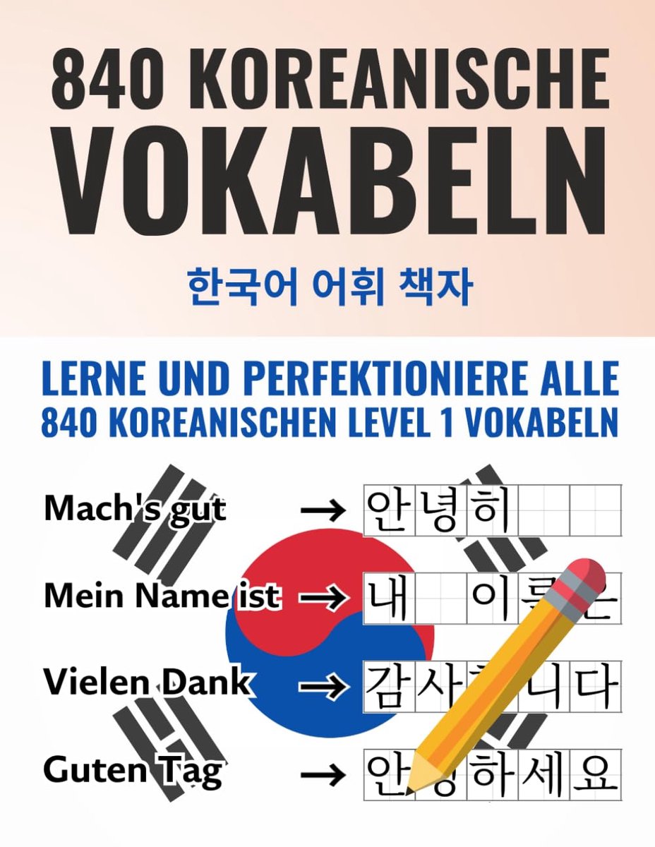840 Essentiële Koreaanse Woorden Leren voor Beginners - Inclusief 840 Woordenkaarten