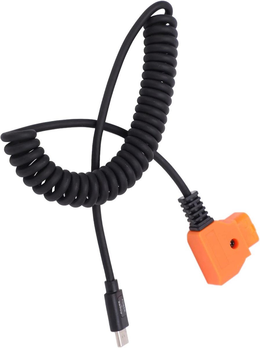 USB C naar D-Tap Voedingskabel voor Digitale Camera's en Apparaten