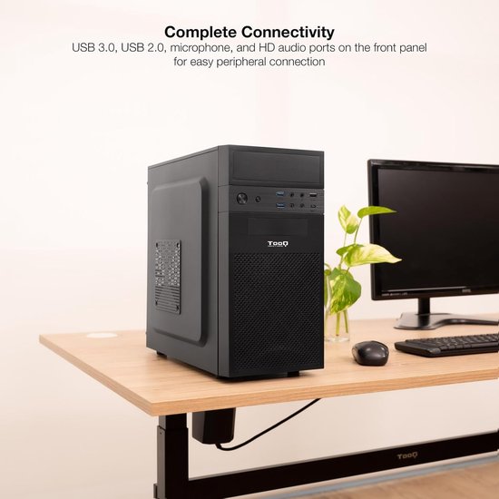 Computer Behuizing - PC Kast - Desktop Bouwen - Compact Formaat - 37 x ...