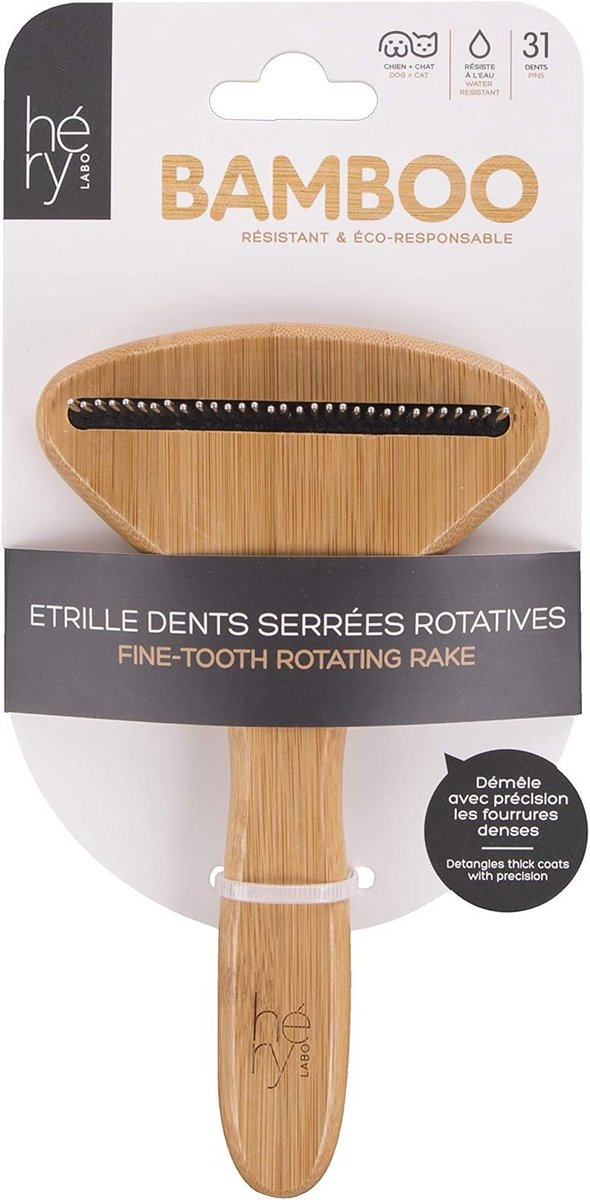 Lichaamsborstel met Roterende Tanden voor Intensieve Massage en Peeling – Bamboe
