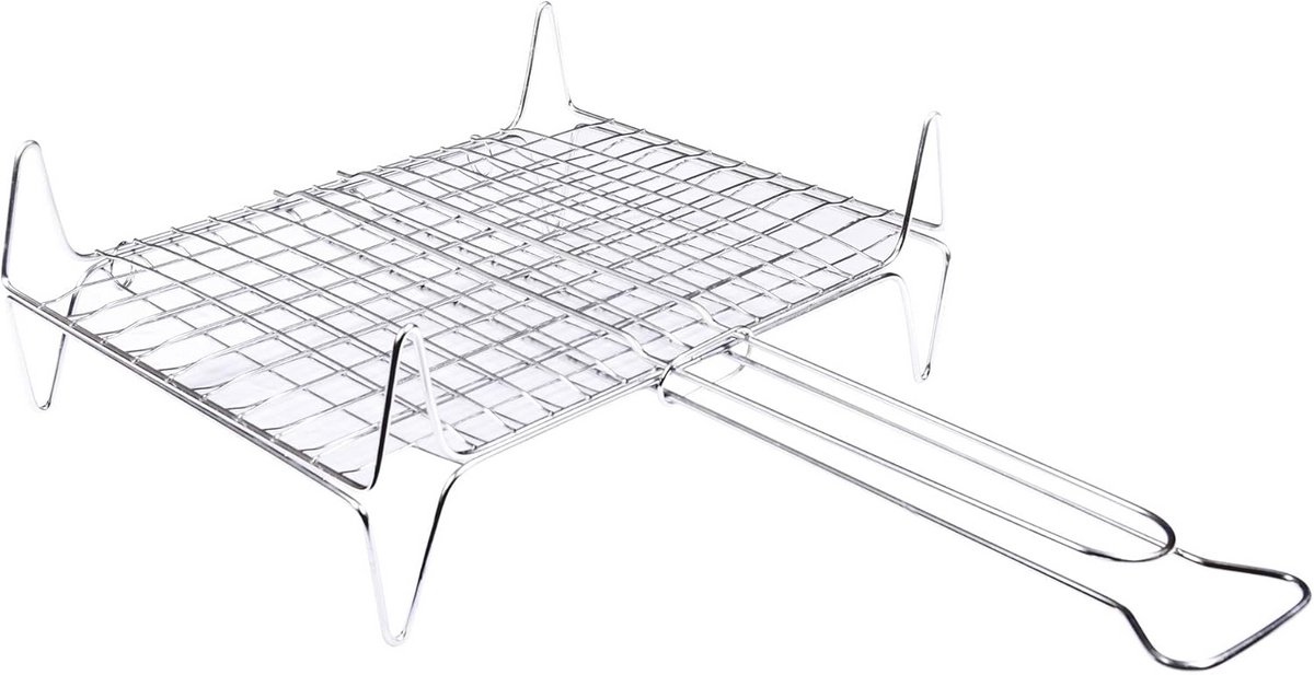 Lichtgewicht Staal Grillrooster met Poten voor Schelpgrill