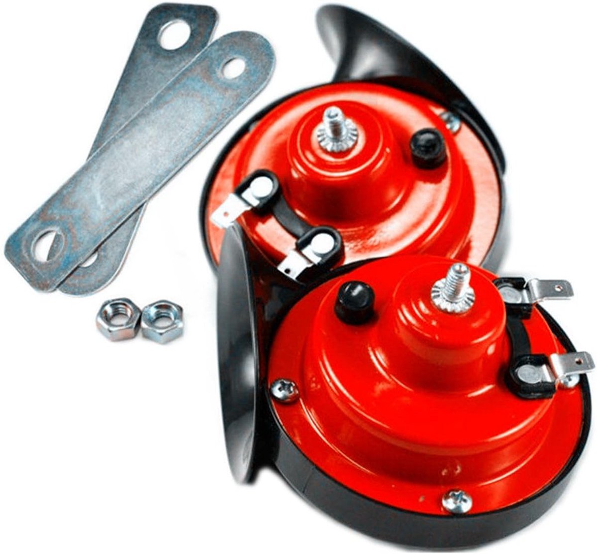 Dubbele Toon Luchthoorn 12V 110db Universeel voor Auto, Vrachtwagen en Bestelwagen