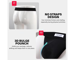 Heren String Tanga Slip Stringless Jockstrap Ondergoed