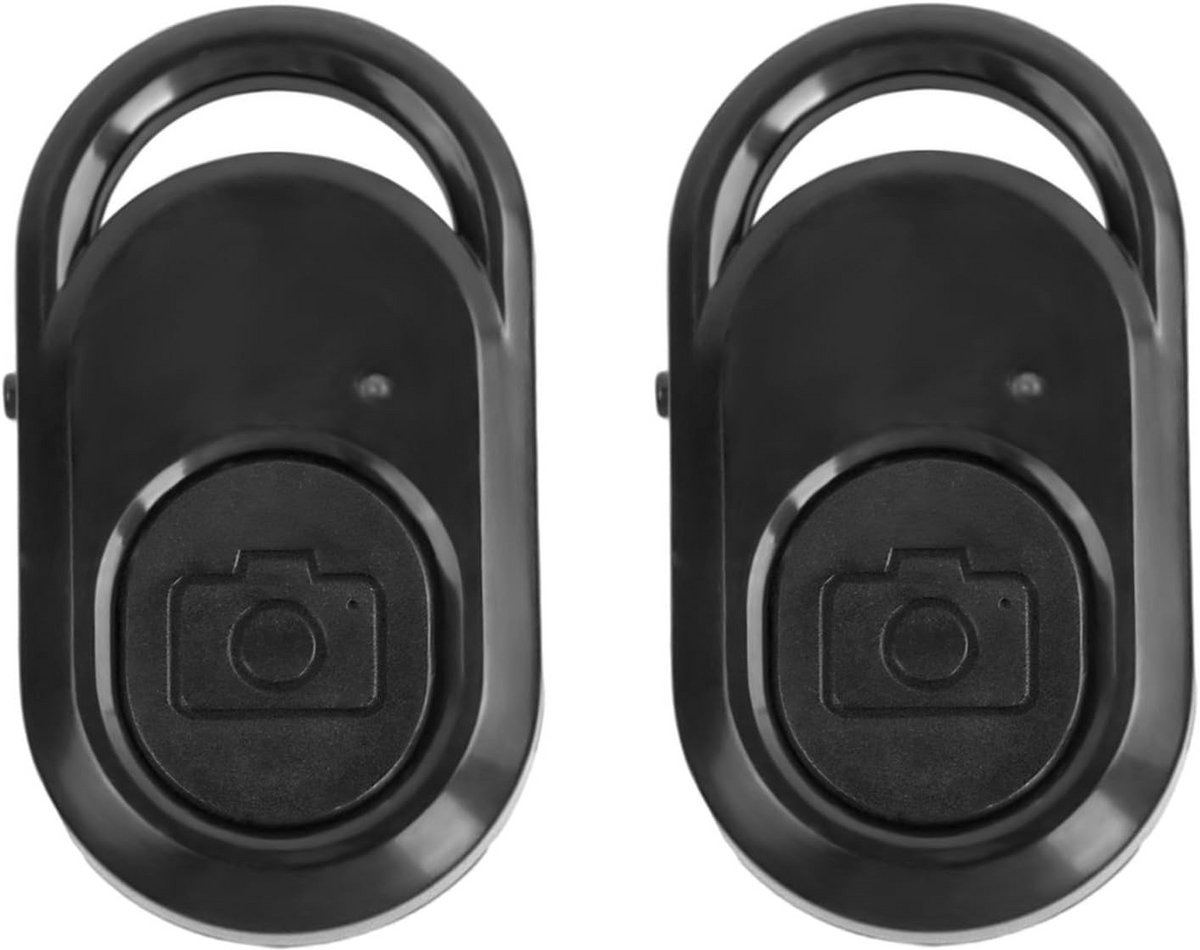 2 Stuks Universele Bluetooth Afstandsbediening voor Camera en Smartphone