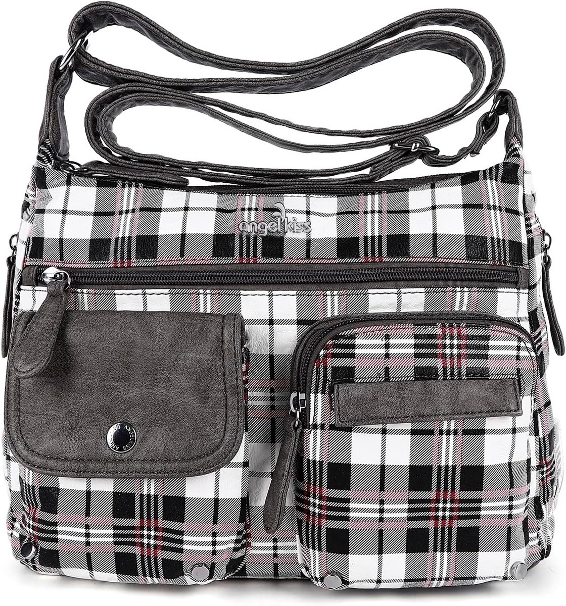 Crossbody Tas voor Dames - Medium Schoudertas en Portemonnee van Kunstleer