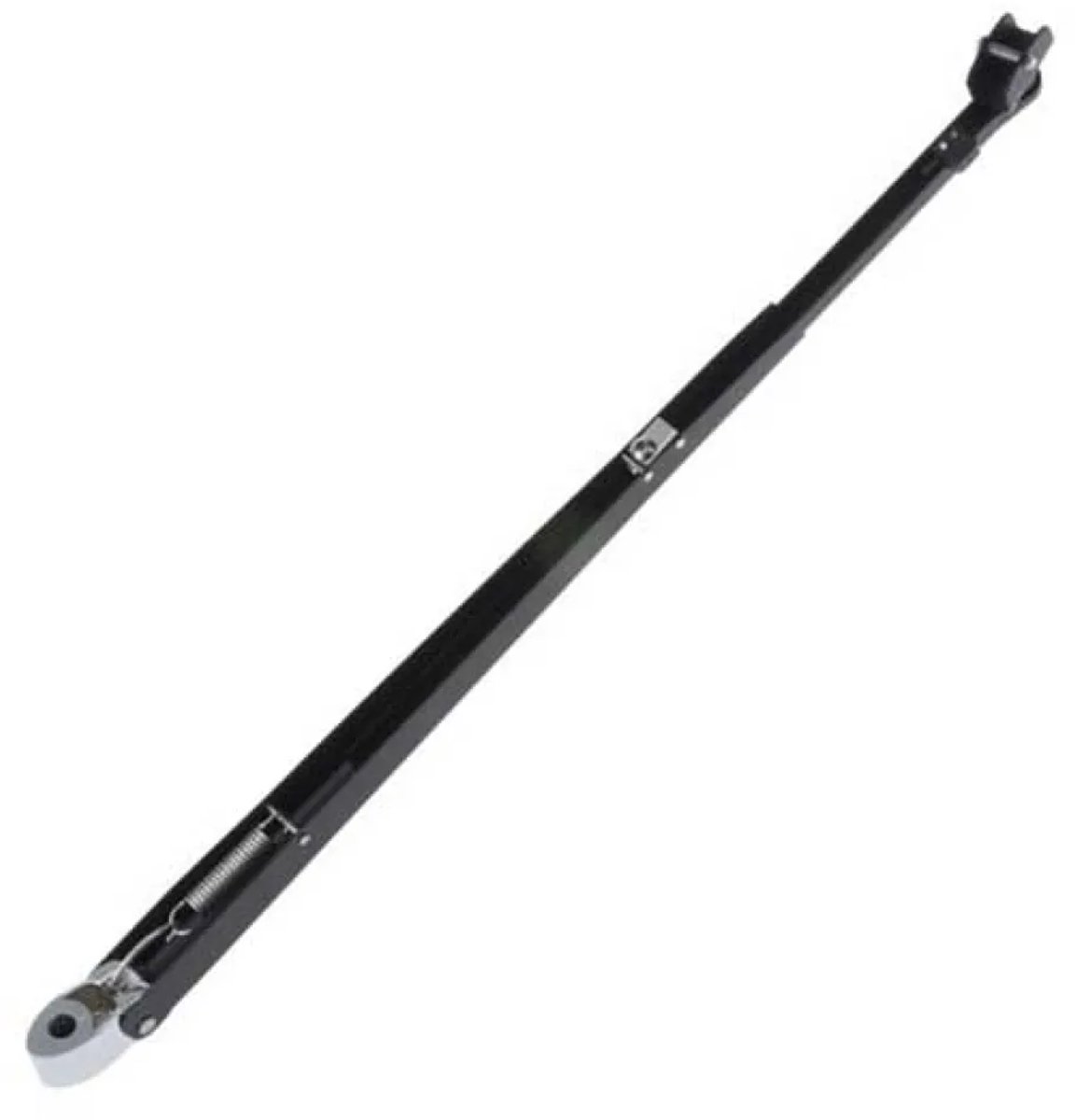 Roca Standaard wisserarm W25/38, Zwart/RVS 470-750mm
