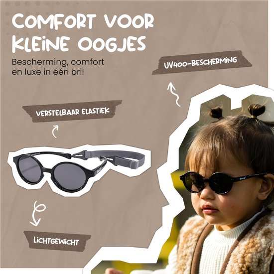 Baby Zonnebril 0-2 Jaar - Flexibel & Verstelbaar met UV400 Bescherming van Merkloos — afbeelding 2