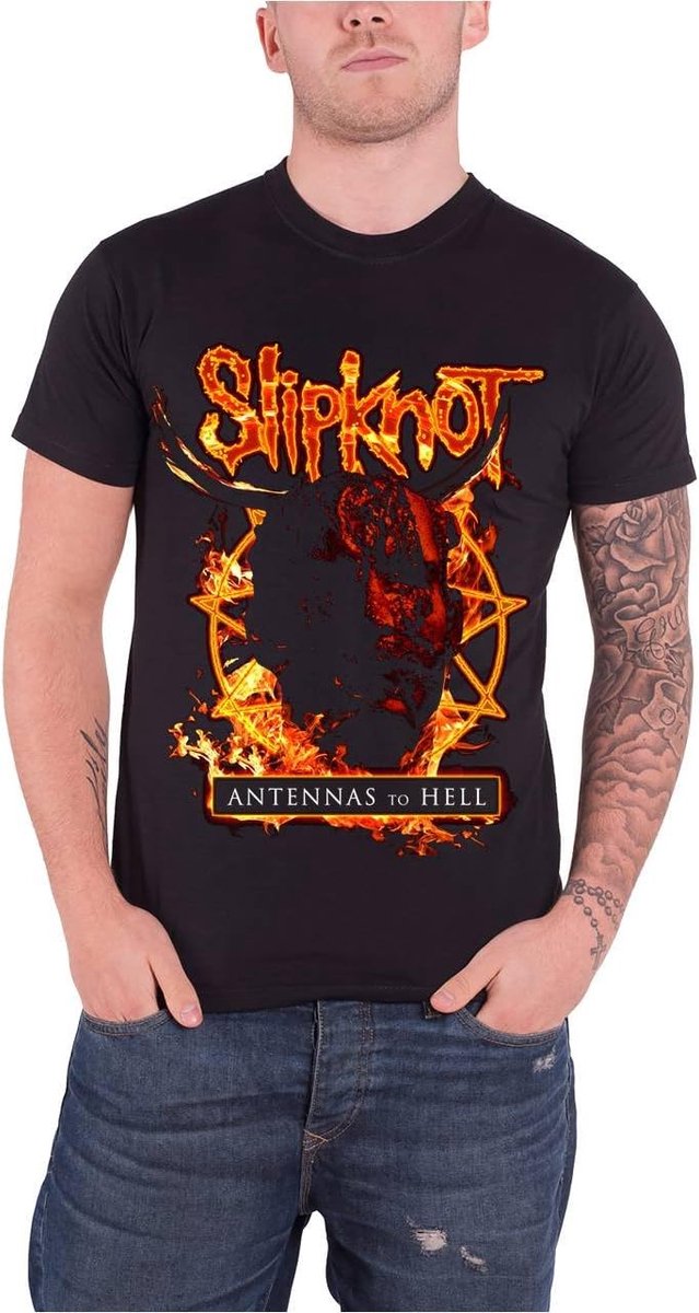 Herentop - T-shirt - Dagelijks Gebruik - Dubbelzijdig Bedrukt - 29x25x2 cm - Zwart