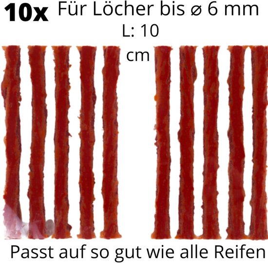 10 Stuks Tubeless Reparatie Proppen voor Banden — afbeelding 2