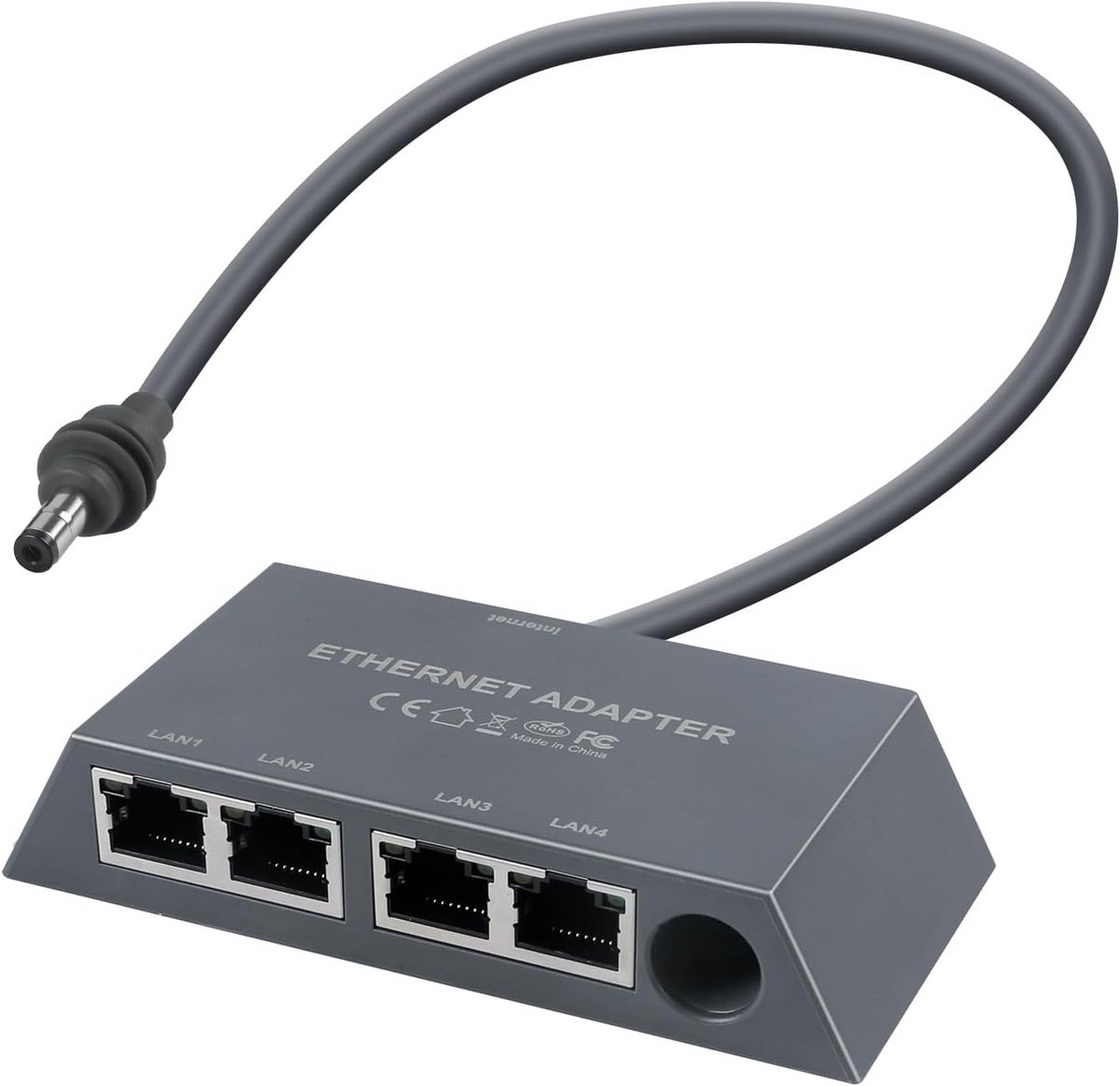 4-Poorts Ethernet Adapter voor Starlink Gen 3 en Starlink Mini voor Bedraad Netwerk