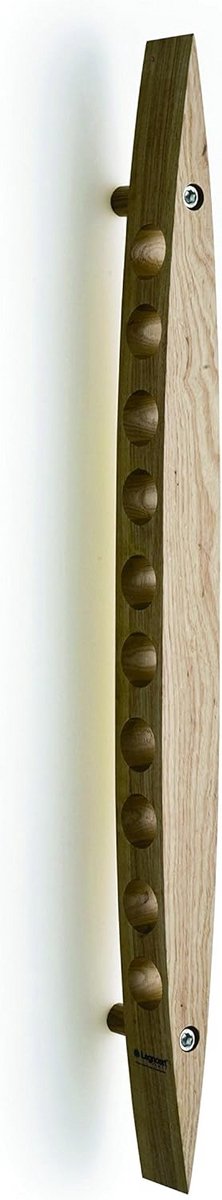 Wandgemonteerd Wijnrek van Natuurlijk Hout voor Wijnflessen