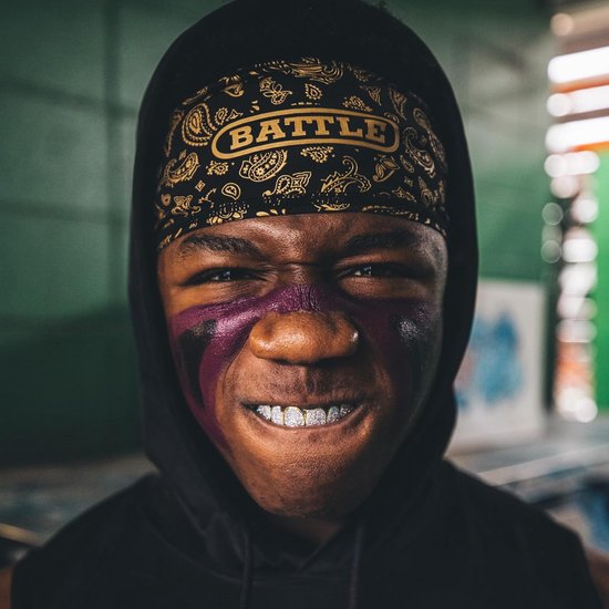 Voetbal Skull Wrap Bandana zonder Merk - Zwart — afbeelding 2