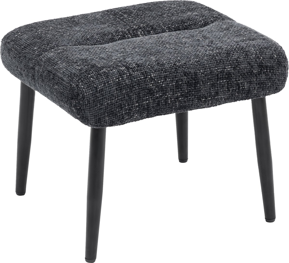 HOMCOM kruk - voetenbankje - 45B x 41T x 38H cm - donkergrijs