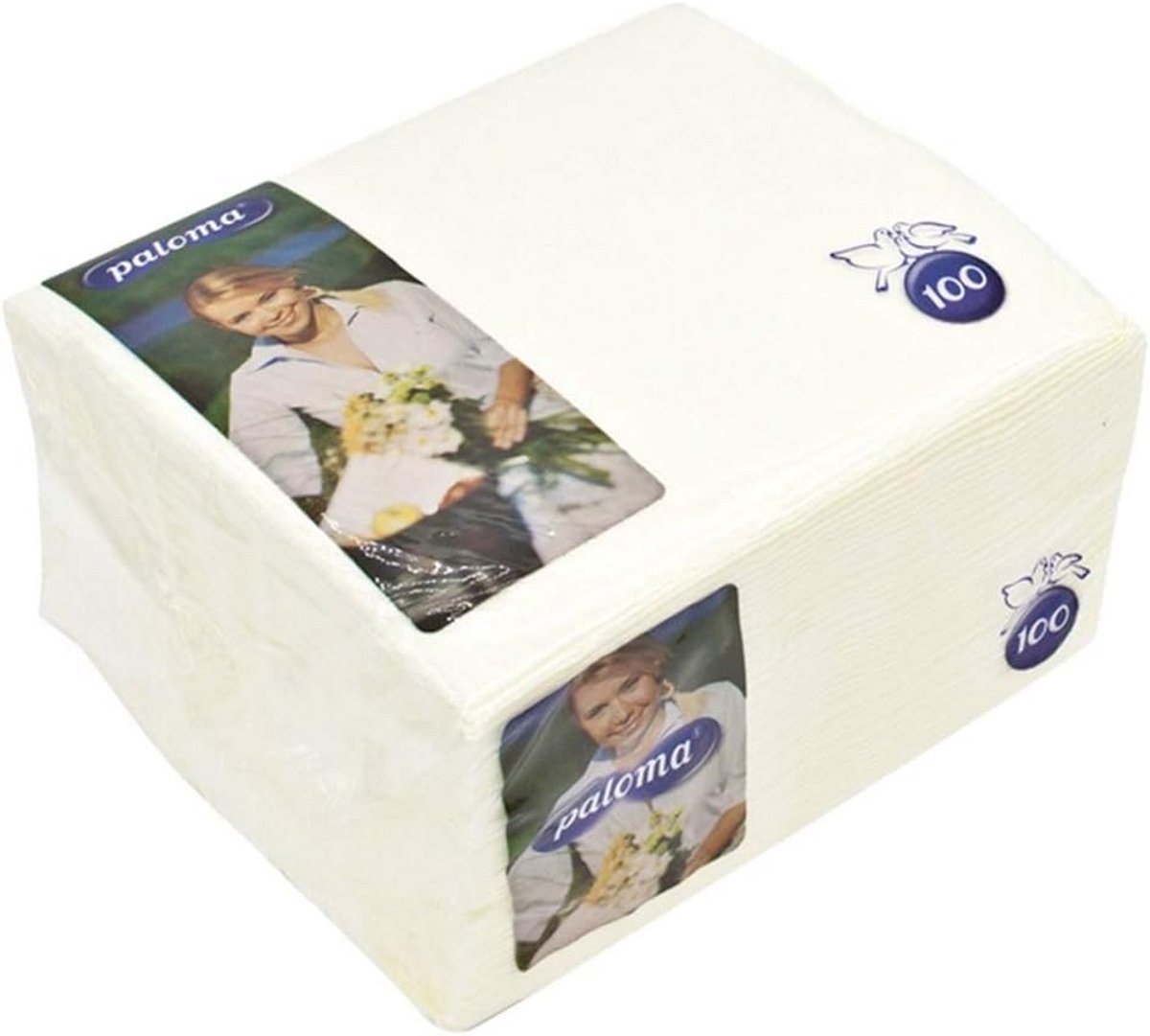 Grote Partij Witte Papieren Servetten 1 Laags 100 Stuks