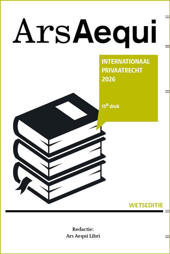 Ars Aequi Wetseditie - Internationaal Privaatrecht 2026 - cover