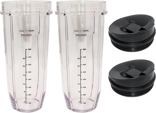 Set van 2 Seal Deksels Vervanging voor 32oz Blender (1000W Compatibel) — afbeelding 4