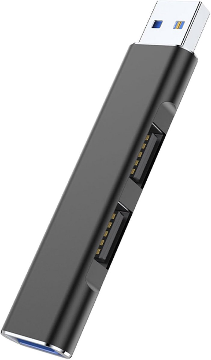 USB-C Hub 3-in-1 Adapter met USB 3.0 en 2x USB 2.0 Poorten