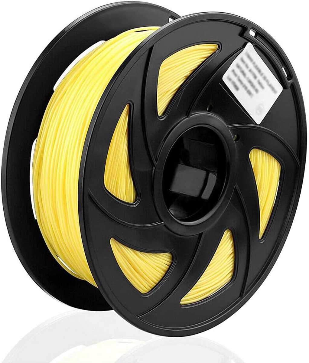Zijde PLA Filament 1.75mm Geel 1KG voor 3D Printer