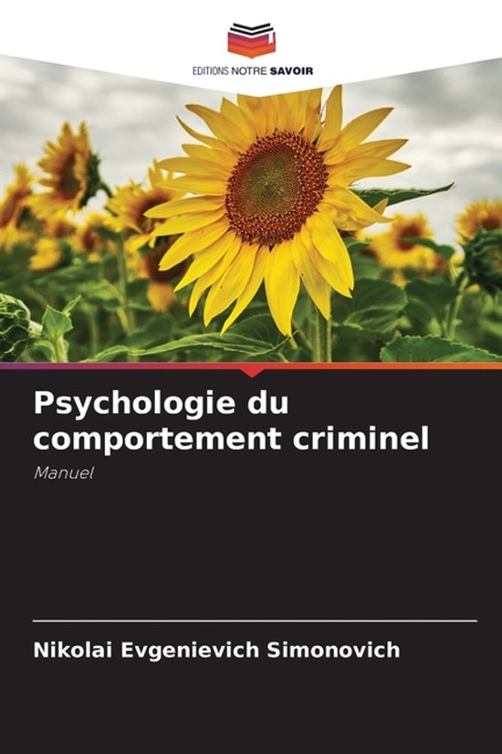Psychologie du comportement criminel - cover