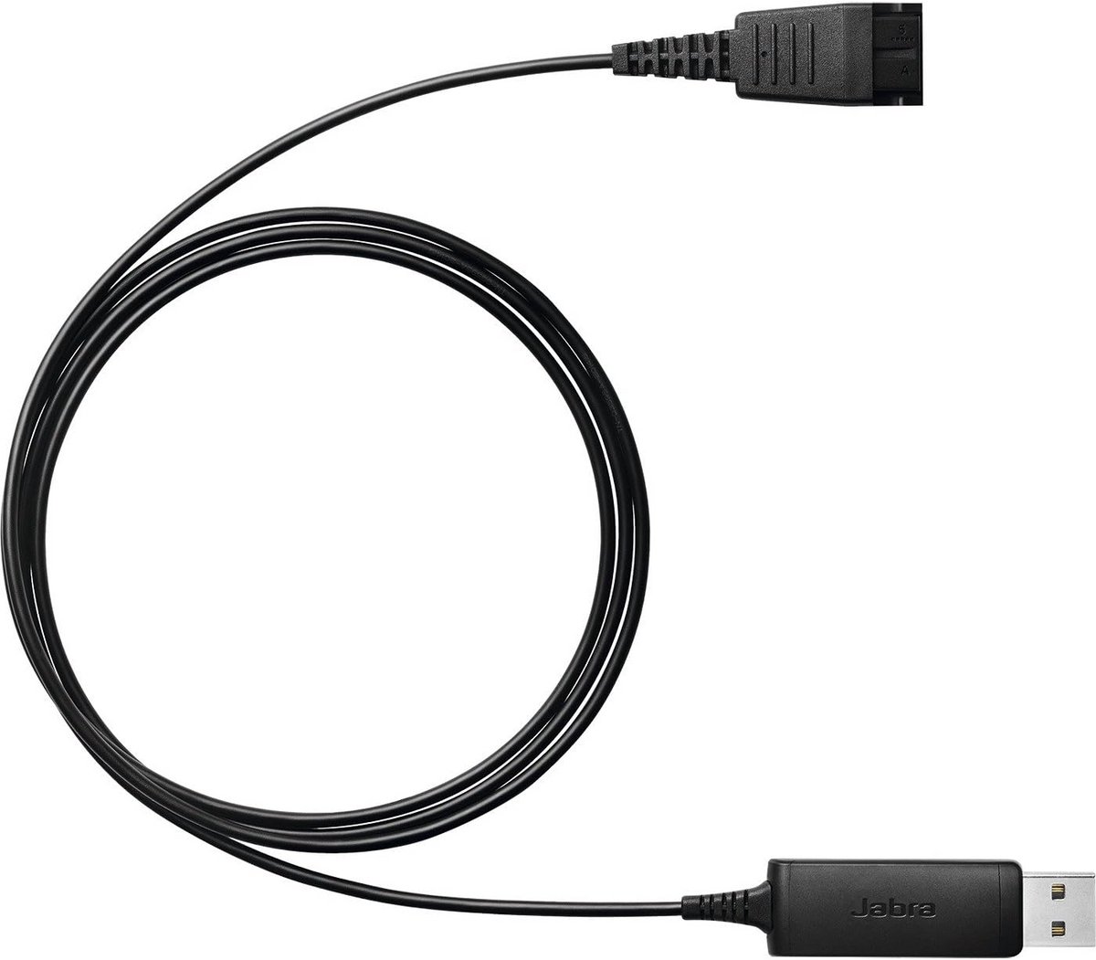 USB-adapter voor headsets met snoer voor contactcenters
