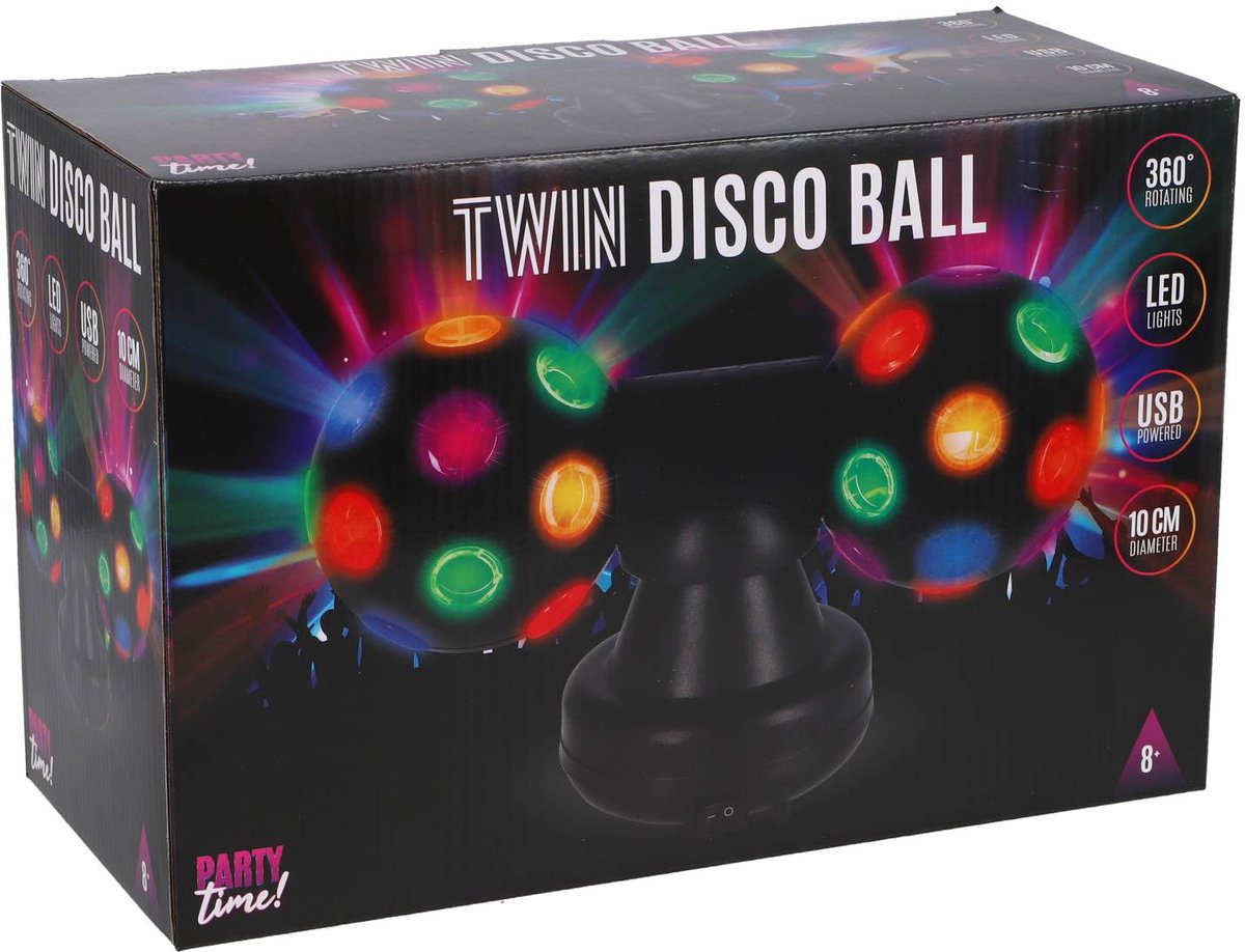 Maxima Party time twin discobal zwart