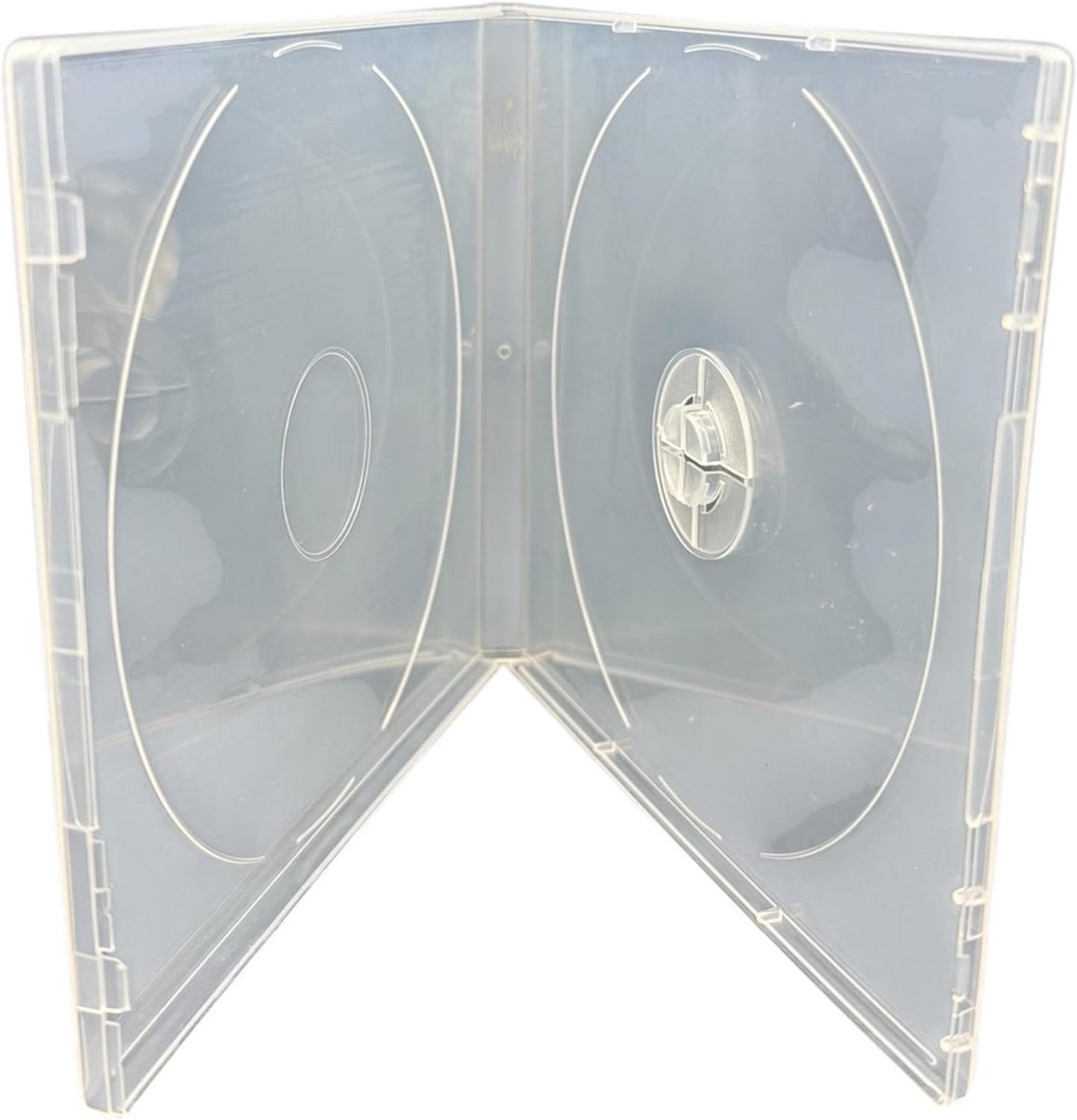 10x Transparante Onbreekbare CD/DVD Case - 10.4mm Dikke Rug