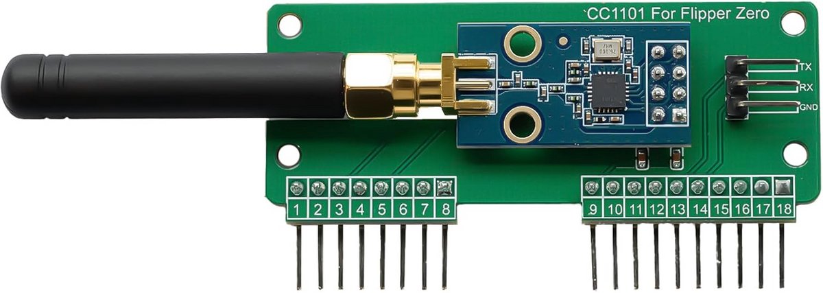 CC1101 RF Modulebord voor SubGhz Ontwikkeling en Communicatie-uitbreiding