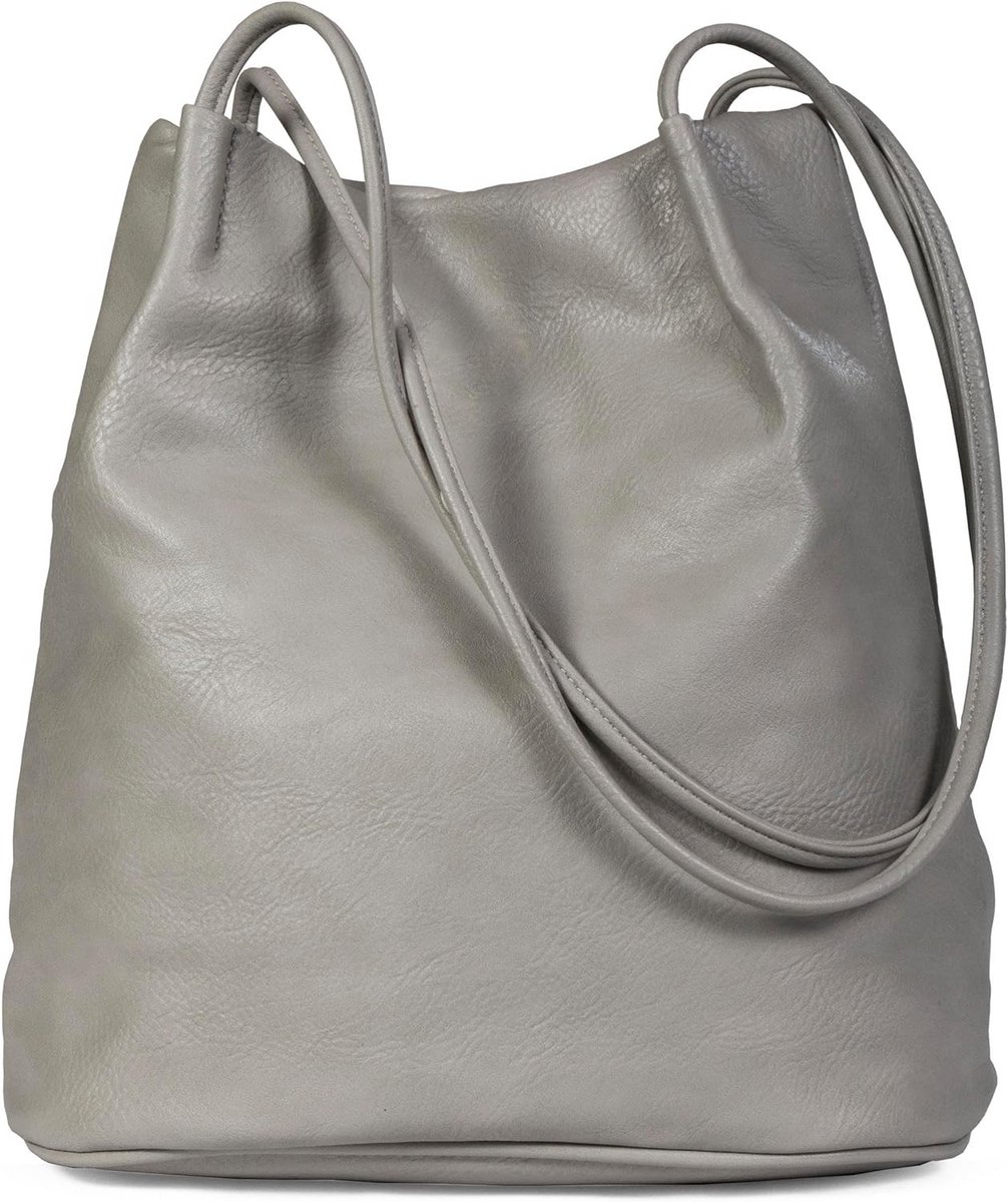 Dames Handtas Hobo Bucket Schoudertas Imitatieleer