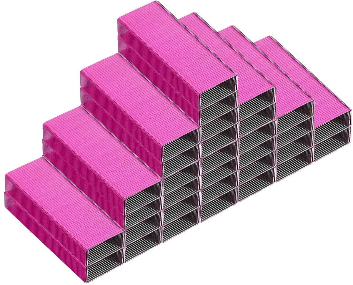 Mini Nietjes #10 Roze en Rood voor Kantoor en Thuisgebruik