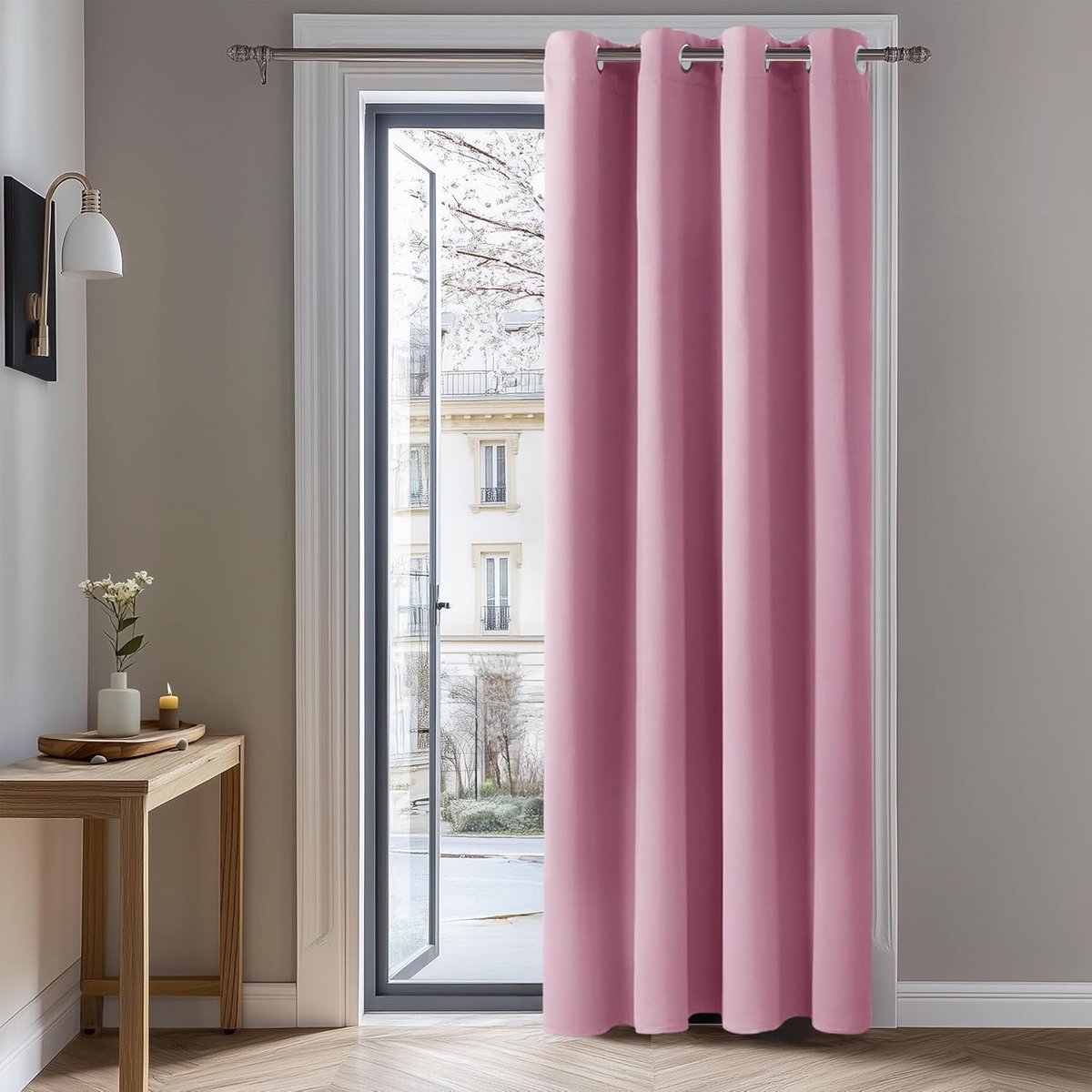 Verduisterende Gordijnen Roze 140x180 cm - Thermisch & Geluidsisolerend - Verduistering voor Slaapkamer en Woonkamer
