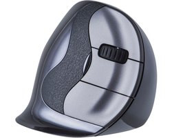 Evoluent Verticale Muis D – Draadloos – Medium – Uitvinder van de Verticale Muis – Ergonomisch Gevormd voor Comfort – Vermindert Polsbelasting – 4 DPI Standen – 6 Instelbare Knoppen (Windows)