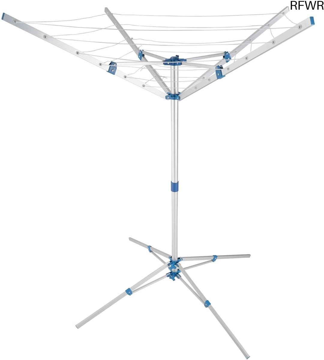 Droogmolen met Voet voor Camping & Thuis - Wasrek Staand - Droogrek Inklapbaar - Compact
