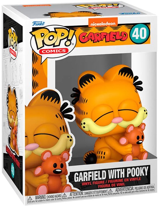 Garfield Garfield with Pooky vinyl figuur 40 Funko Pop! meerkleurig - PVC - Fan merch, Film