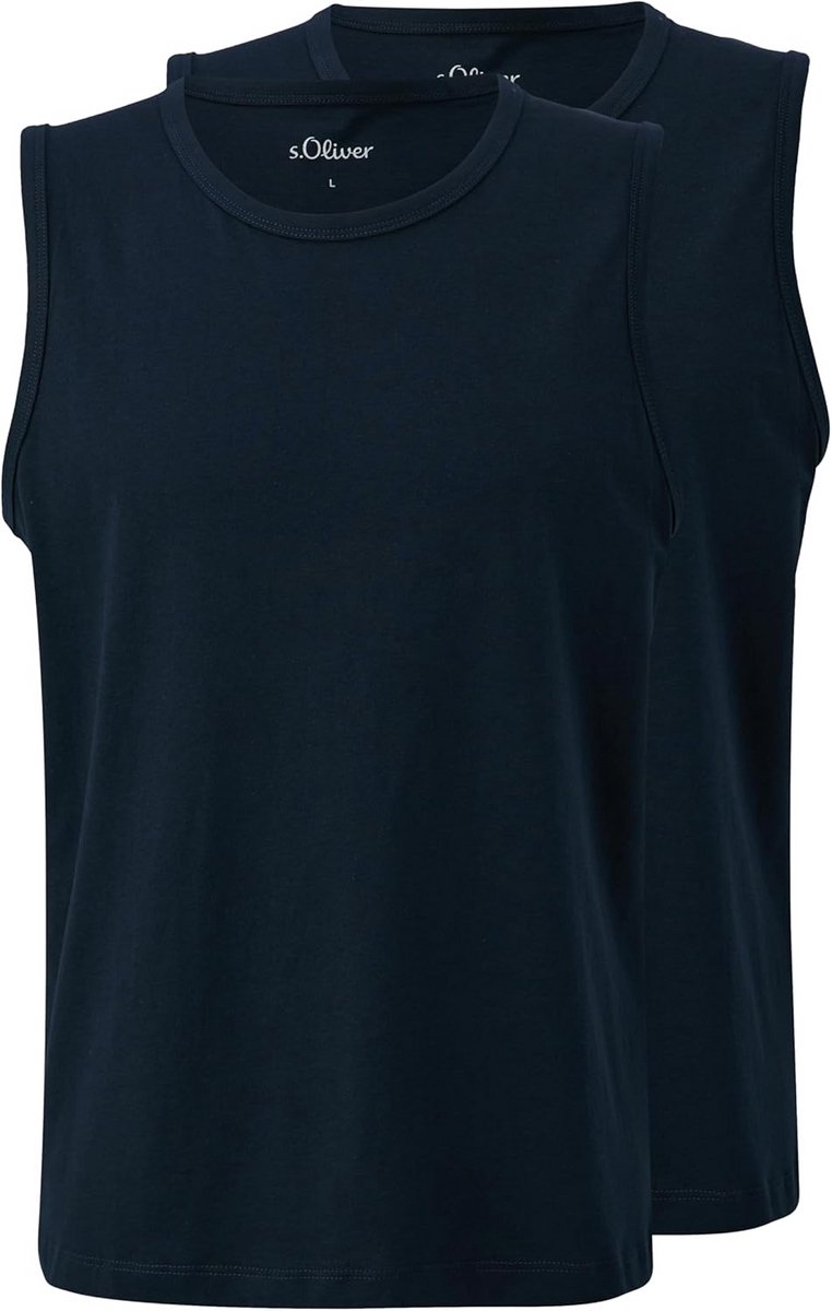 Heren T-Shirt Basic Katoen 2-Pack