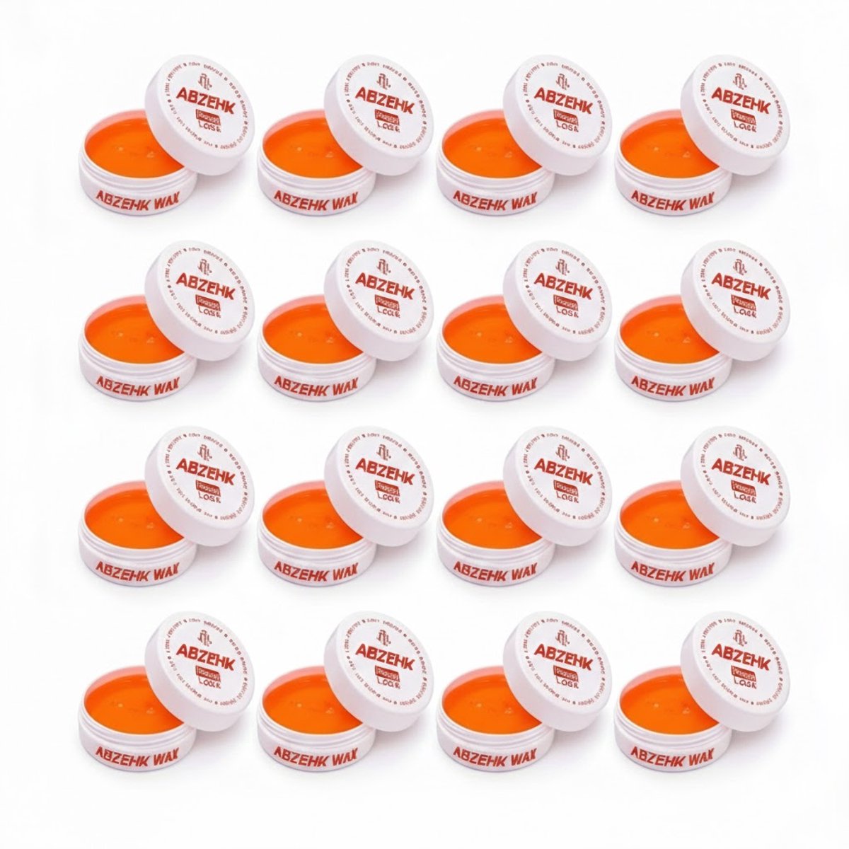 Abzehk Hair Wax Red Mega Look 150 ml - Voordeelverpakking 12 stuks