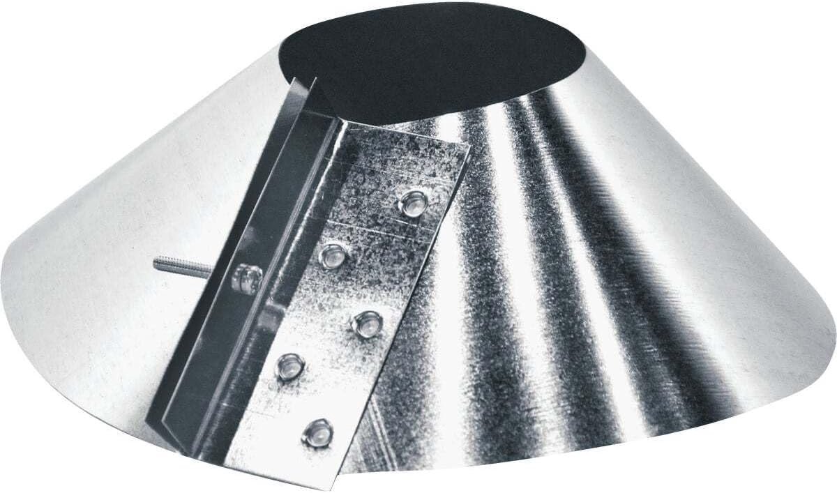 Ventilatiekap Stormkraag 8 Inch Gegalvaniseerd