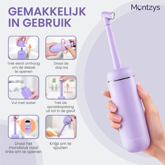 MWOOT 3 stuks draagbaar reisbidet voor toilet, universeel