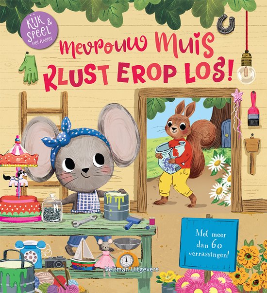 Mevrouw Muis klust erop los! - cover