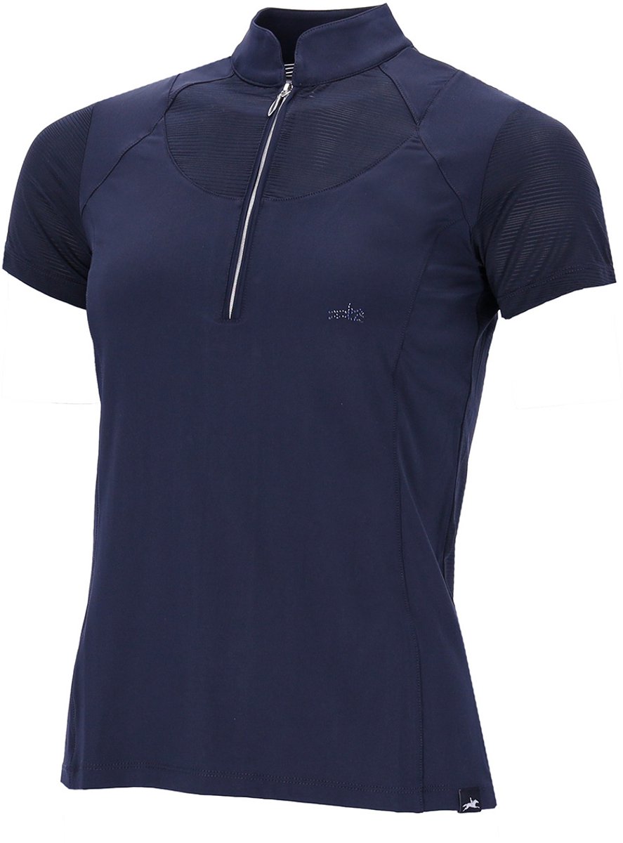 Schockemöhle Trainingsshirt Schockemöhle Spsummer Vibes Donkerblauw - L