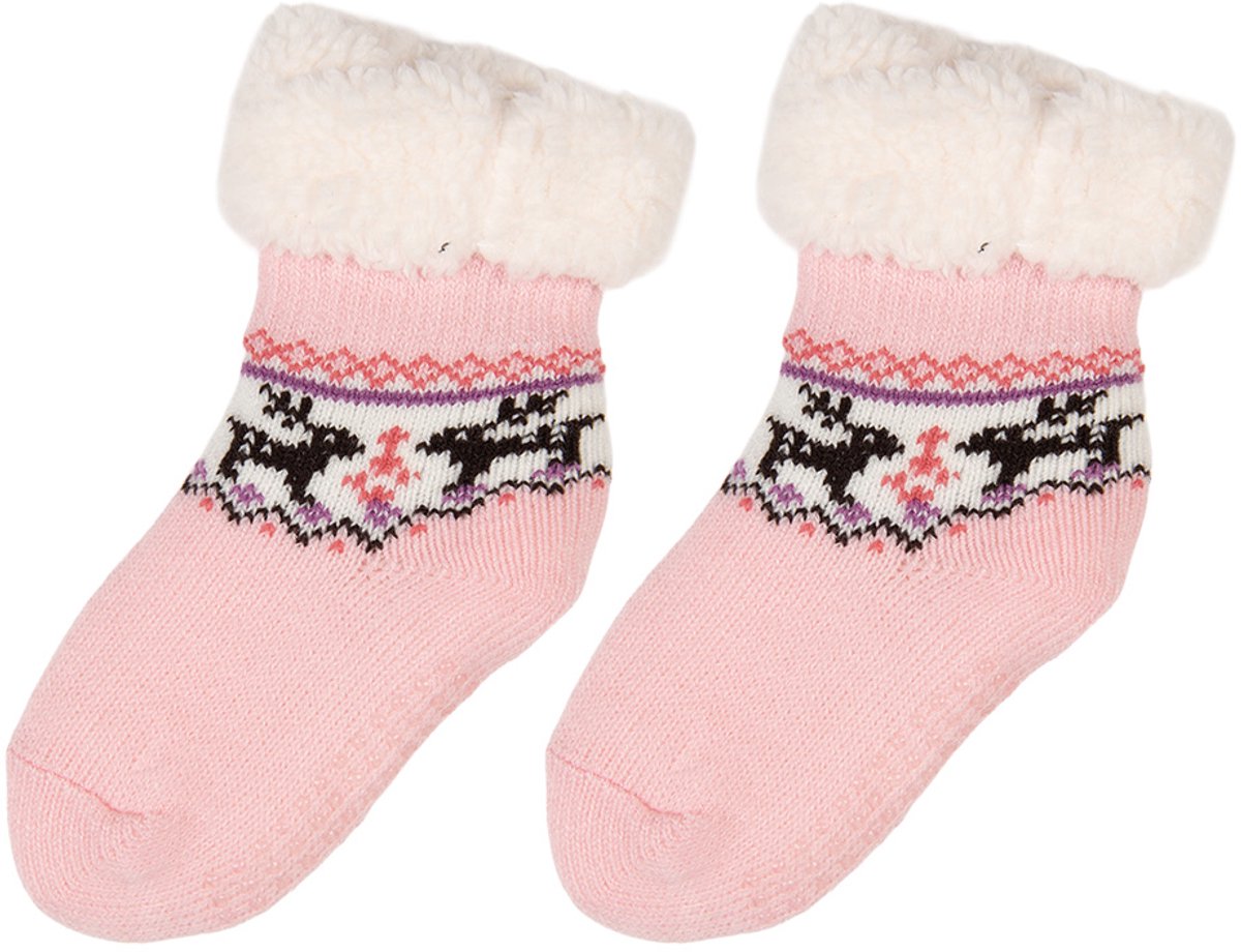 Clayre & Eef Huissokken Baby Voor 0-24 Maanden Roze Synthetisch