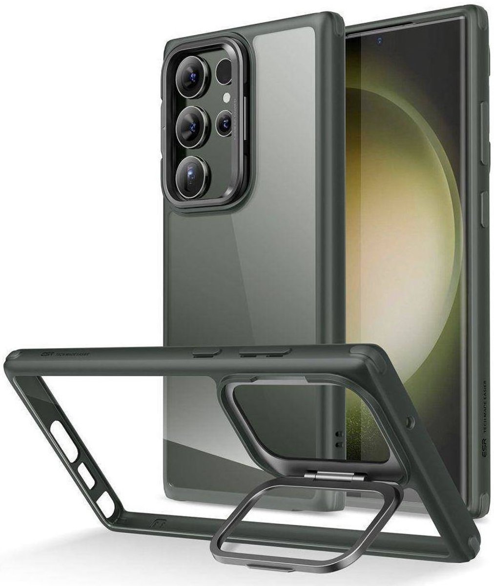 ESR Classic Kickstand Hoesje Groen Geschikt voor Samsung Galaxy S23 Ultra