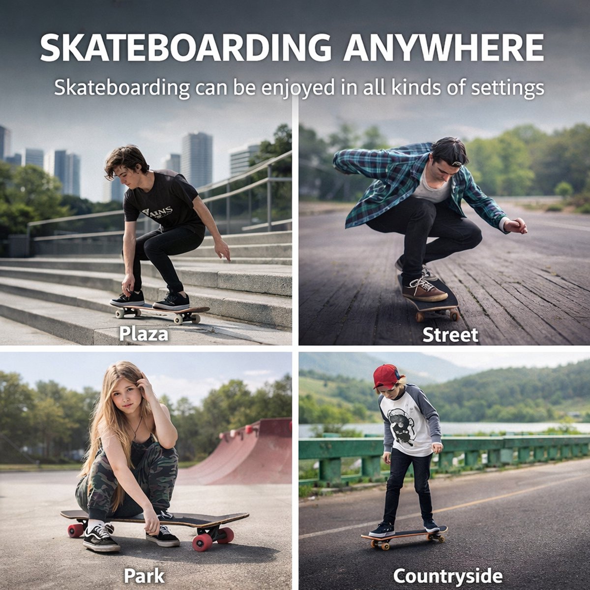 Suotu Skateboard - 80x20cm - ABEC-9 - 95A - Schokabsorptie - Jongens - Meisjes - Volwassenen Skateboards — afbeelding 7