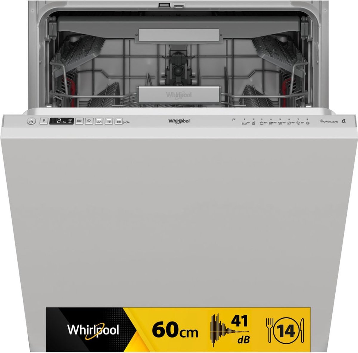Bol.com Whirlpool W0I D741A S - Volledig integreerbare Inbouwvaatwasser - Auto deur opening aanbieding