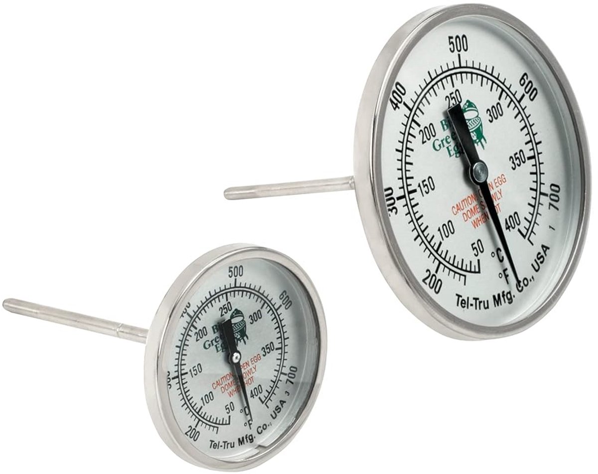 Universele Koepeltemperatuurmeter voor BBQ en Kamado met Grote Wijzerplaat