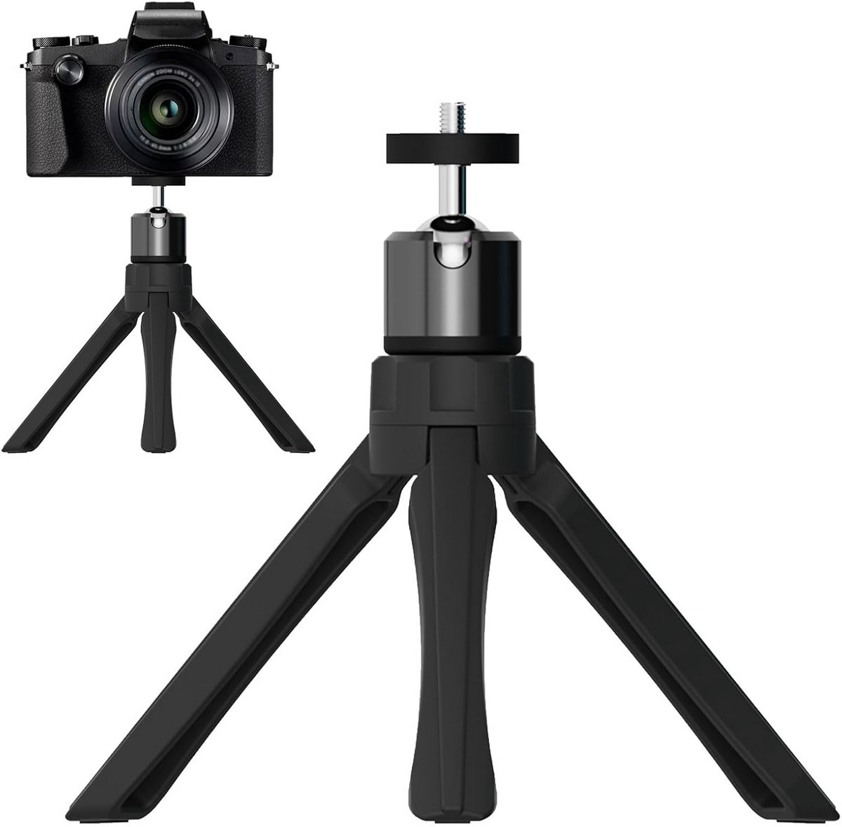 Universele Mini Projector Statief met 1/4 Inch Schroef - Verstelbaar Tafelstatief voor Camera en Smartphone